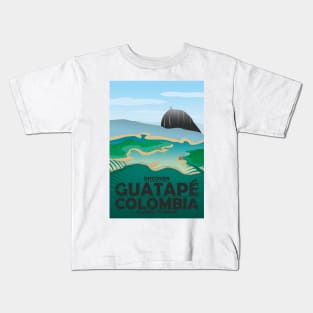 Guatepe Colombia Retro Travel Kids T-Shirt